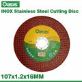 Oasis 4 Inch INOX Stainless Steel Cutting Disc 107x1.2x16mm