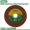 Oasis 5 Inch INOX Stainless Steel Cutting Disc 125x1.2x22.23MM
