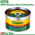 Oasis 5 Inch INOX Stainless Steel Cutting Disc 50Pcs Box