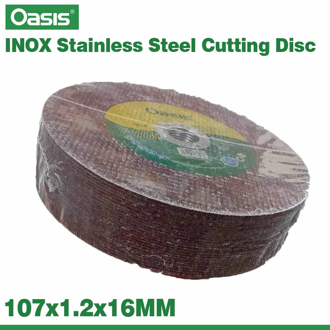 Oasis 4" INOX Stainless Steel Cutting Disc (25Pcs Set) 107x1.2x16mm