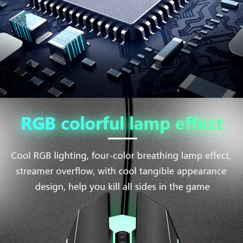 Banda MW800 RGB Esports Gaming Mouse – Precision Control, Dazzling Lighting, and Streamlined Comfort