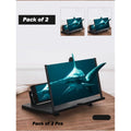 Pack Of 2 Foldable 3D Screen Magnifier Holder Stands For Mobile Phones