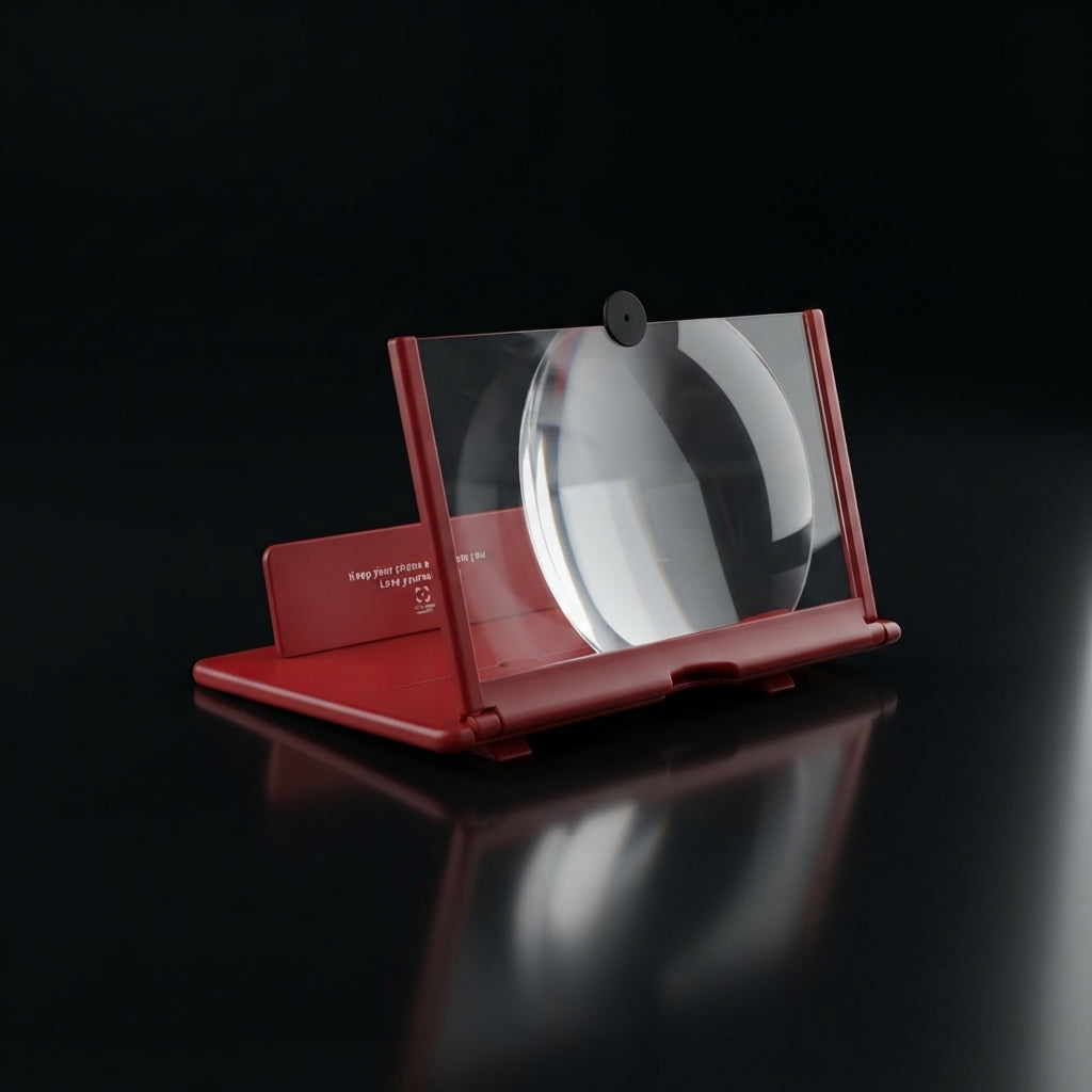 Pack Of 2 Foldable 3D Screen Magnifier Holder Stands For Mobile Phones